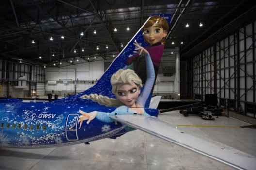 Let It Go With WestJet's "Frozen" Themed Plane