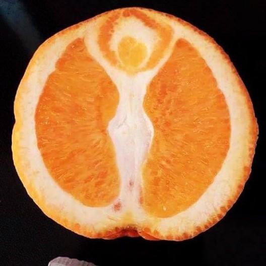 Goddess In Orange