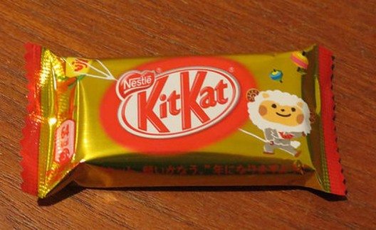 Gold-Coated Kit Kat Bar