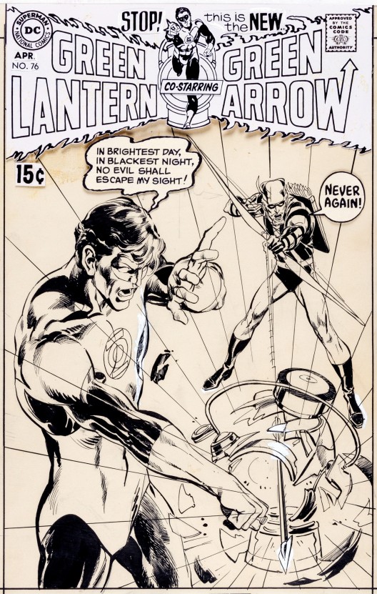 Neal Adams' Original Cover Art For Green Lantern #76 Readies For Auction