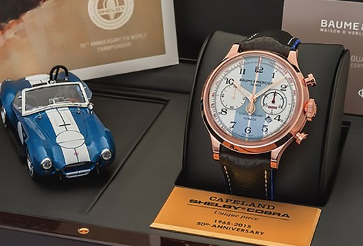 Capeland Shelby Cobra Timepiece Goes Under the Hammer