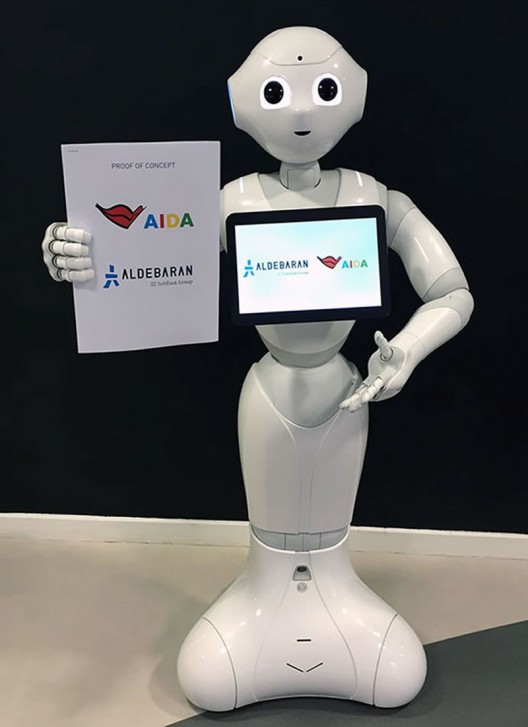 Friendly Robot Pepper Will Serve Onboard Crystal Cruises