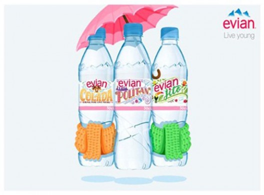 Evian's Limited Edition Cocktail-Themed Bottles For Dry January
