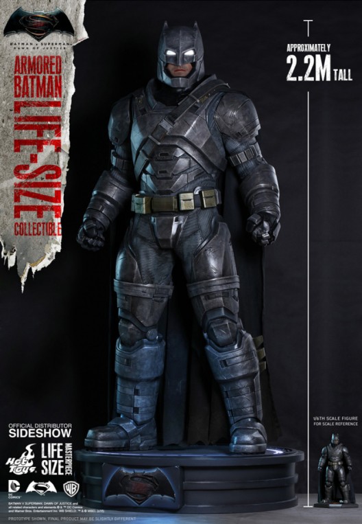 Armored Batman Life-Size Figure Standing 7.2 Ft. Tall