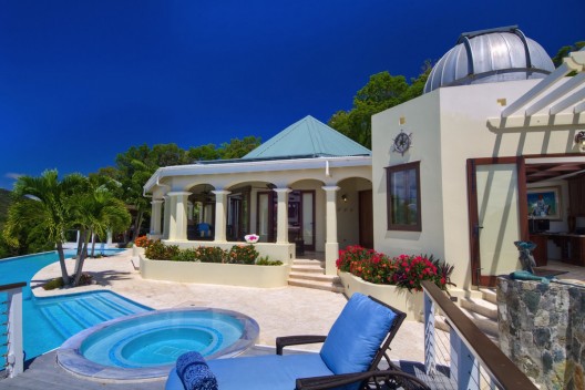 Celestial House On A Hill At Tortola Island On Sale