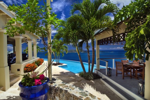 Celestial House On A Hill At Tortola Island On Sale