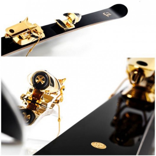 Gold-Plated Foil Oro-Nero Skis Will Cost You $50,000