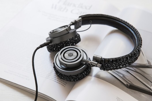 Swarovski crystal-beaded MH30 On Ear Headphones