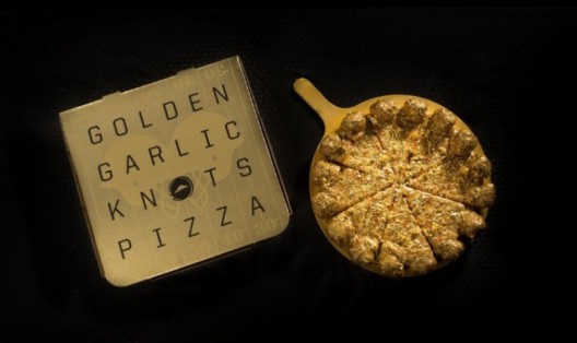 Golden Garlic Knots Pizza Marks the Golden Anniversary of the Super Bowl 50