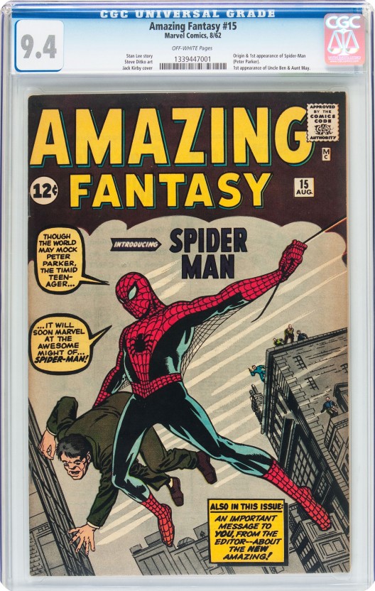 Spider-Mans First Appearance In Comic Book Sets World Record Price At Heritage Auctions