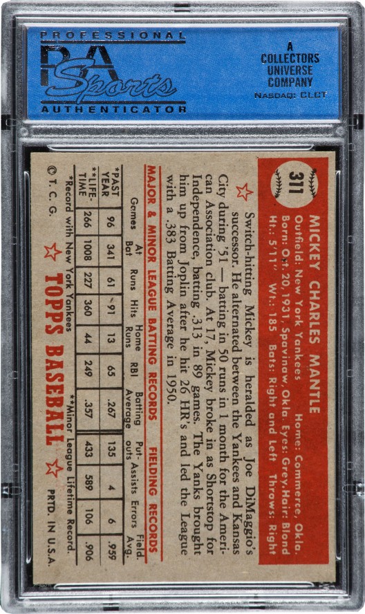 1955 Clemente rookie brings record $478,000 in Heritage's $9.3+ million New York Platinum Night