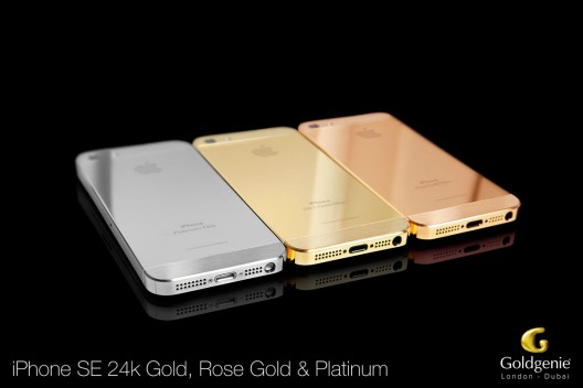Pre-order Your iPhone SE In 24k Gold, Rose Gold or Platinum & Swarovski