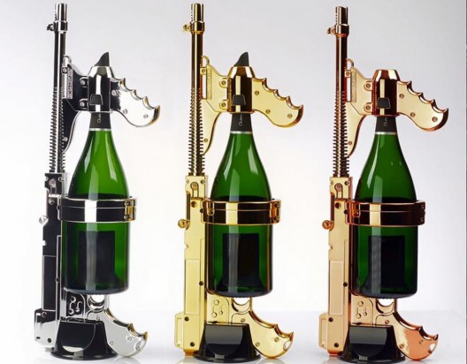 World's First Champagne Gun