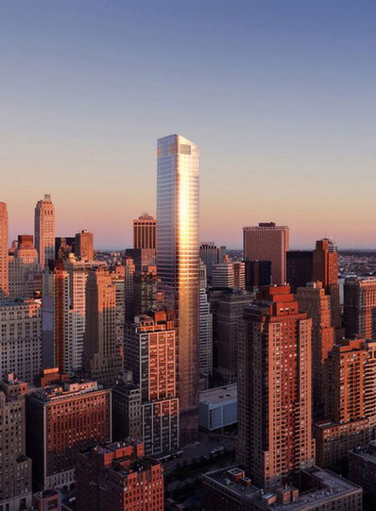 Brand New Glass-clad Residential Tower In Manhattan