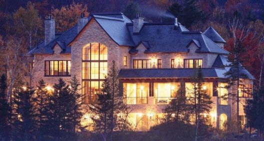 Palatial Stone Manor in Mont-Tremblant, Québec On Sale For $12.9 Million