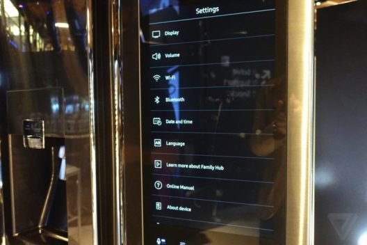 Samsung's New Touchscreen And Camera-Equipped Refrigerator