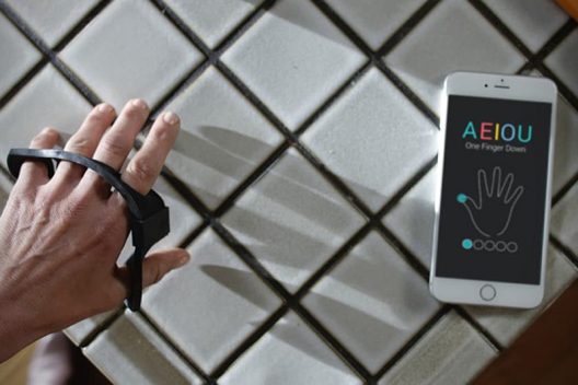 Tap Strap – Wearable Keyboard Lets You Tap To Type