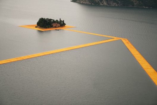 Christos Floating Pier Installation Lets You Walk on Water Across Italian Lake