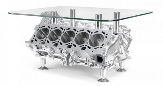 Lamborghini V10 Engine As Coffee Table