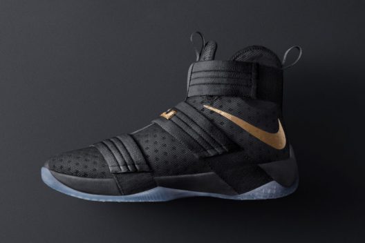 Nike Released LeBron Soldier 10 In Black/Gum Colorway