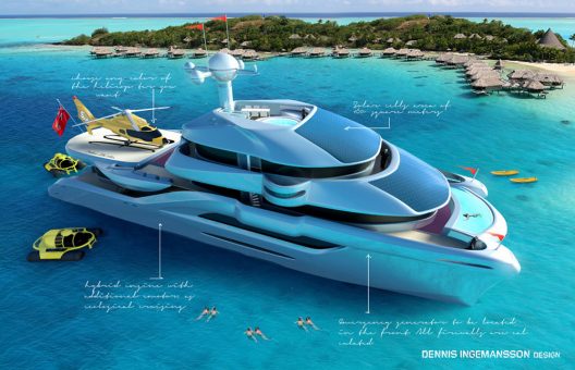 Follow The Sun  Ultra-Luxurious Catamaran Concept by Dennis Ingemansson