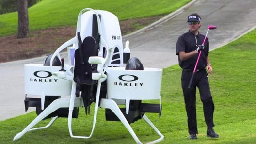 Bubba Watson's Golf Cart Jet Pack
