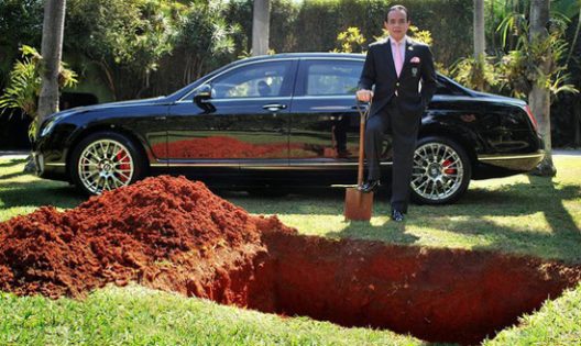 Wealthy Brazilian Man Planned To Bury His Bentley