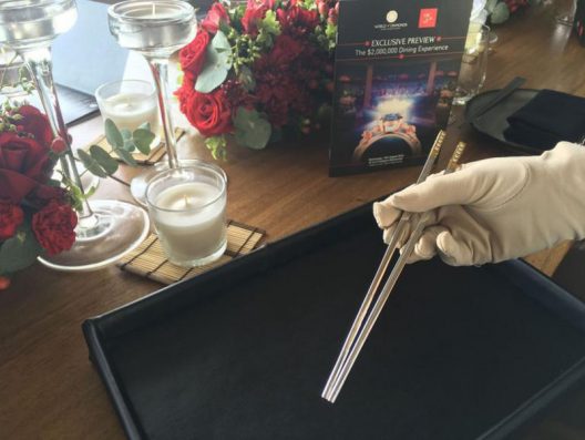Pay $2 Million For Dinner And Take Home $17,000 Chopsticks