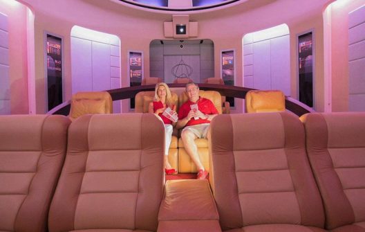 It Required 4 Years To Build And $1.5 Million - Star Trek Themed Home Theater