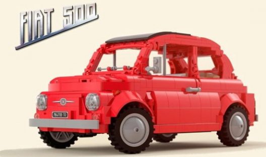For Children and Adults: LEGO Fiat 500