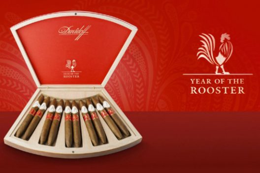 Davidoff Year of the Rooster Cigar Case XL-2 Red Leather