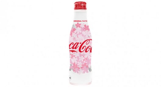 Coca-Cola Slim Bottle Cherry Blossom Available Only In Japan