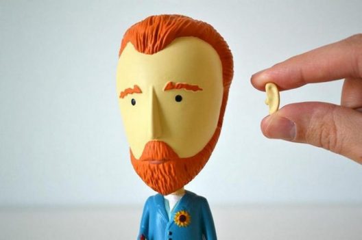 Van Gogh Action Figure With Removable Ears
