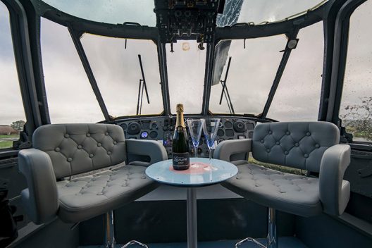 Helicopter Transformed Into Luxury Hotel