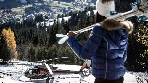 Helicopter Ski Safaris At Four Seasons Hotel Megève
