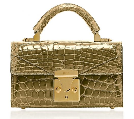 First-Ever 24kt Gold Crocodile Skin Handbag