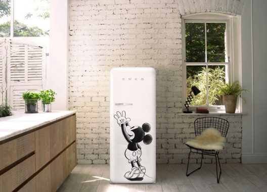 Limited Edition Mickey Mouse Refrigerators by Smeg And Disney