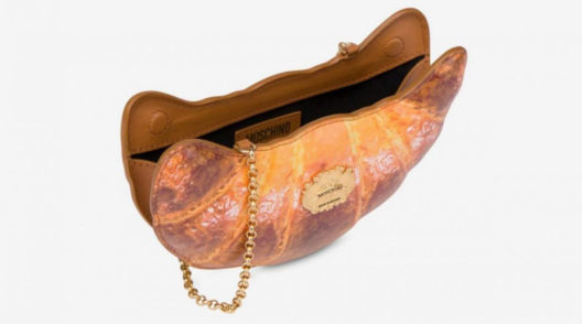 What Do You Think About Bags In The Shape Of Croissant And Baguette? But, Signed by Moschino!
