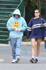 Hailey and Justin Bieber wraps up a workout at Hot Yoga in Los Angeles 17.12.22