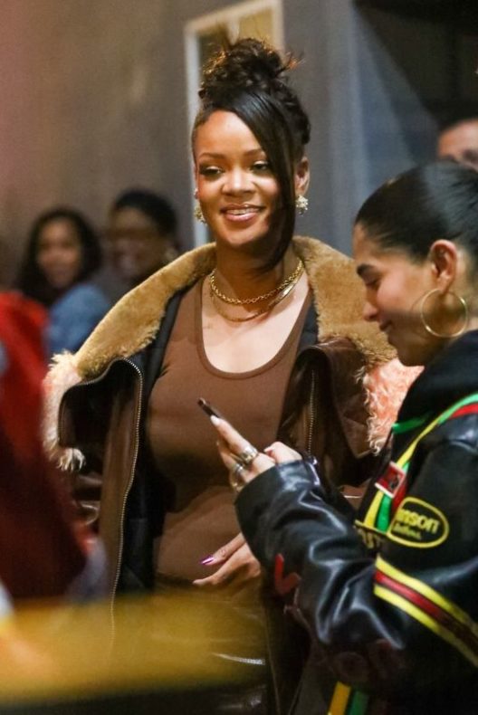 Rihanna supports ASAP Rock’s performance for Amazon Music in Los Angeles 9.12.22