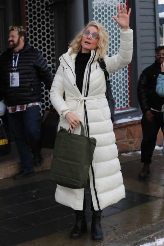 Elizabeth Mitchell hitting the streets of the Sundance Film Festival 2023 in Park City 20.1.23