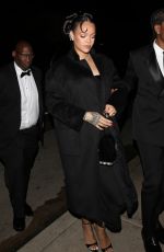 Rihanna and A$AP Rocky arriving to Giorgio Baldi in Santa Monica 10.1.23